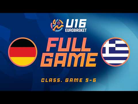 Germany U16 85–77 Greece U16: Danny Egbe leads charge to fifth place at FIBA U16 EuroBasket 2026