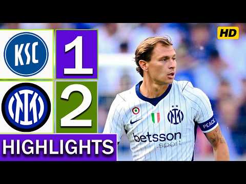 Karlsruher SC 1-2 Inter Milan: Andy Diouf's stoppage-time double turns pre-season friendly on its head at BBBank Wildpark